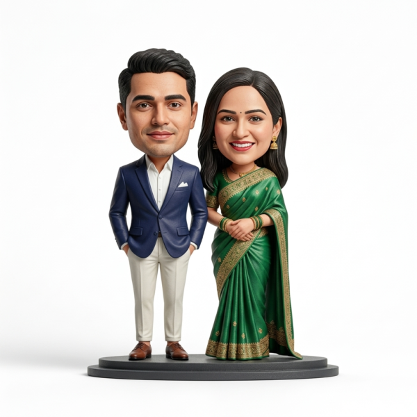 Custom Couple Caricature from Photo