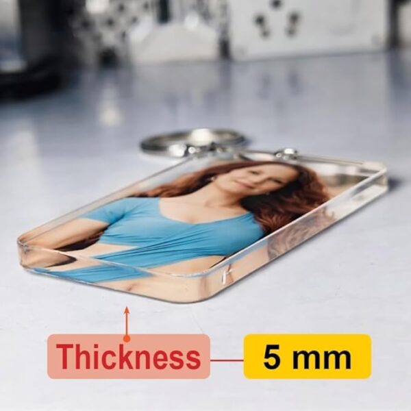 Customized Acrylic Photo Keychain