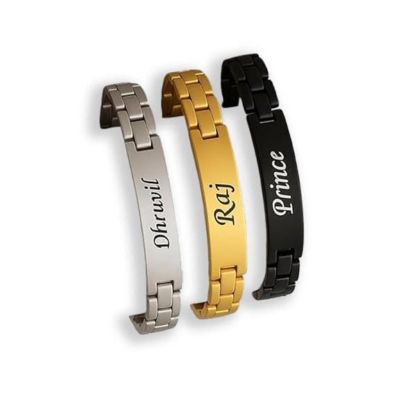 Personalized Stainless Steel Bracelet
