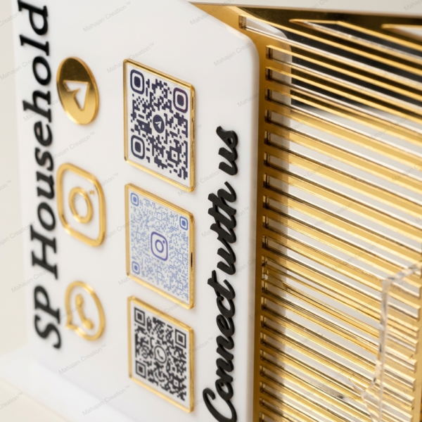 Personalized Qr Payment Display Stand