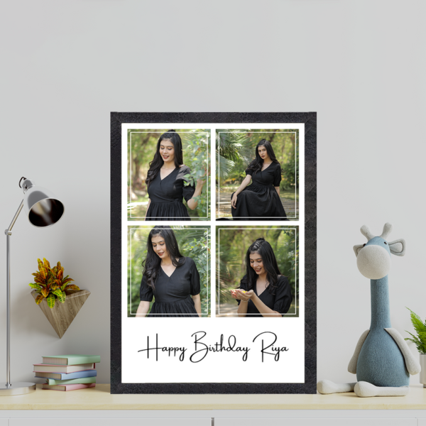 A4 Size Photo Frame With Multiple Images