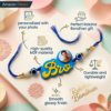 Bro Design Rakhi With Photo Online