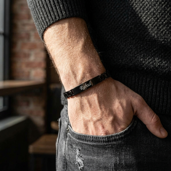 Modern Personalized Rakhi Bracelet