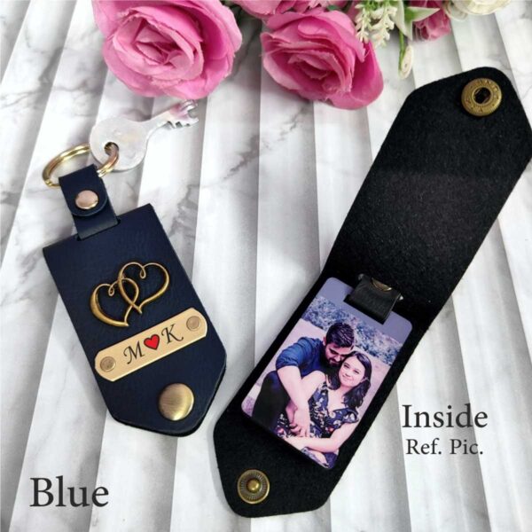 Custom Dodge Car Keychain With Photo Engraving