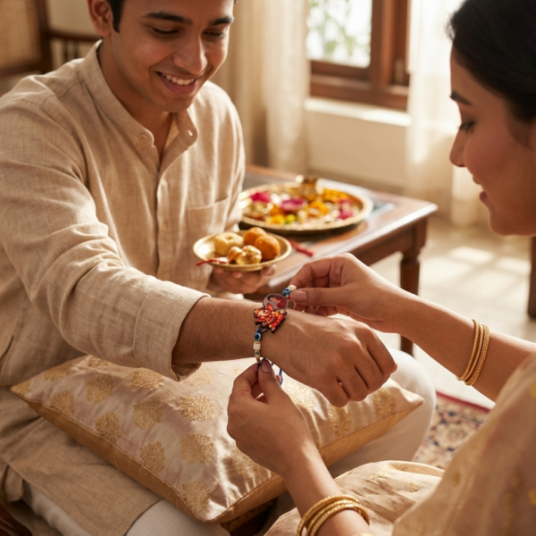 Custom Rakhi With Brother Photo