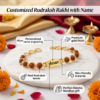 Custom Rudraksh Rakhi For Brother
