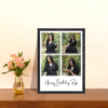 Customized 4 Photo Frame For Birthday Gift