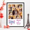 Customized Anniversary Photo Frame With 8 Photos