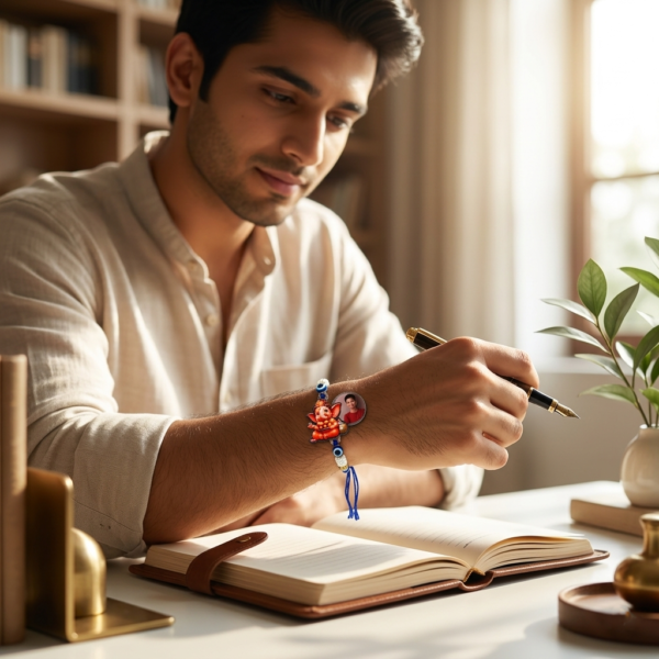 Customized Rakhi With Photo Online