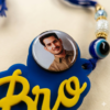 Customized Rakhi With Photo and Bro Text