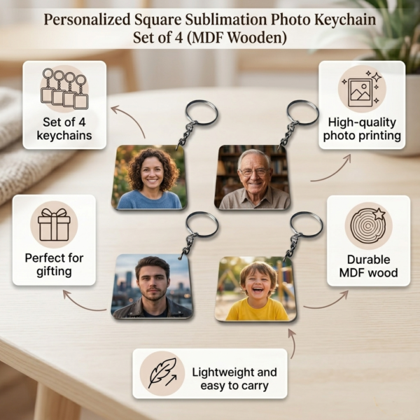 Personalized Keyring Set For Friends And Family