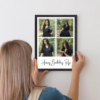 Personalized Wooden Collage Frame With Four Photos