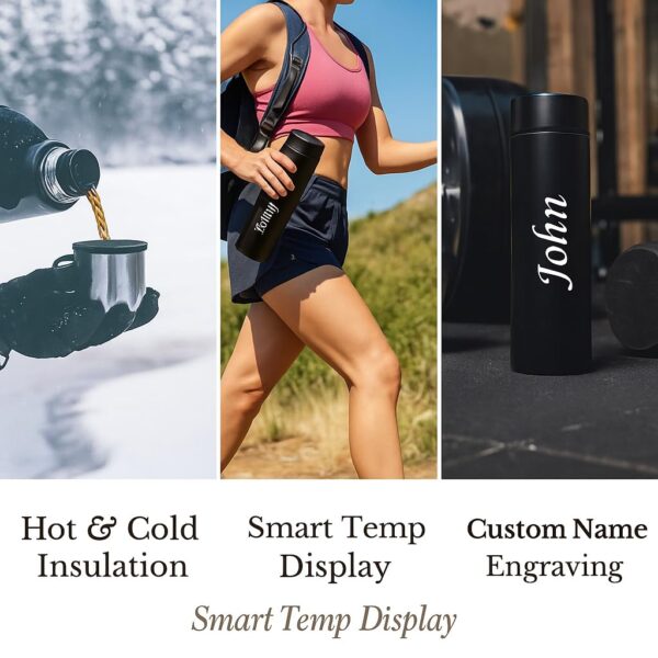Smart Water Bottle With Temperature Indicator