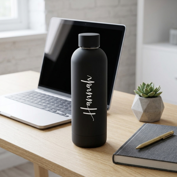 Stainless Steel Bottle With Name Engraving