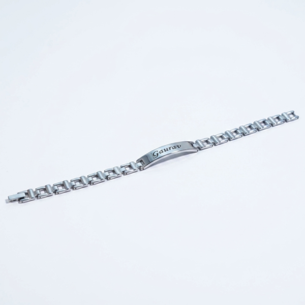 Trendy Rakhi Bracelet For Men With Name