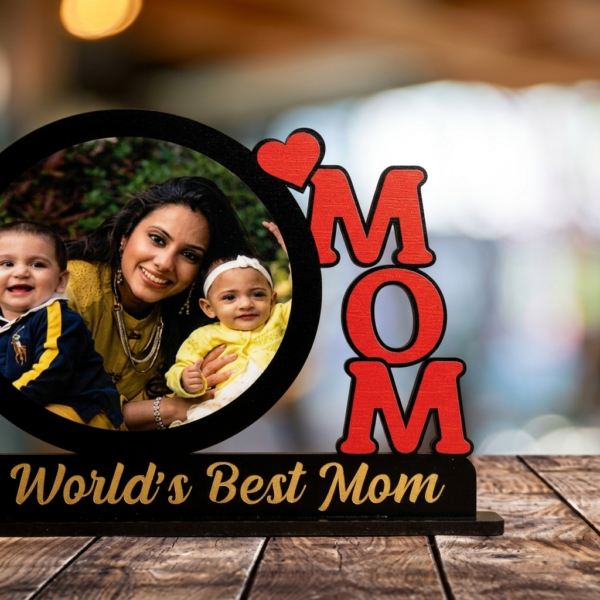 World Best Mom Frame Personalized