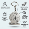 personalized engineer keyring gift stainless steel