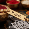 Custom Name Bracelet Rakhi And Best Bhai Keychain Combo Custom Name Bracelet Rakhi And Best Bhai Keychain Combo