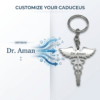 Custom Stainless Steel Medical Keychain Gift