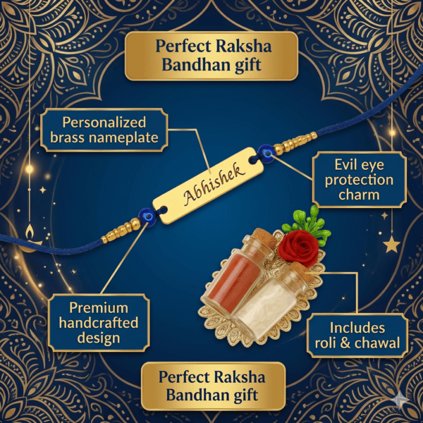 Name Rakhi Bracelet for Brother Name Rakhi Bracelet for Brother