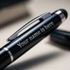 Personalized Ballpoint Pen With Touch Screen Stylus Feature