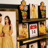 Personalized Couple Photo Frame with Miniature Décor