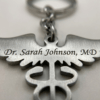 Personalized Doctor Keychain With Name Engraving