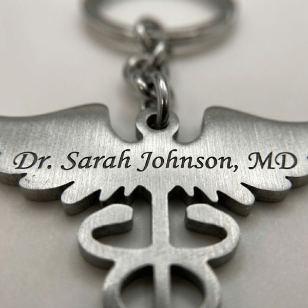 Personalized Doctor Keychain With Name Engraving