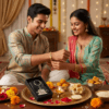 Personalized Rakhi Gift Set For Brother With Roli Chawal Personalized Rakhi Gift Set For Brother With Roli Chawal