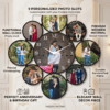 Personalized Round Wall Clock With Family Photos