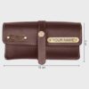Slim Nexon Leather Glasses Case With Custom Name