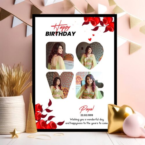 birthday photo collage frame birthday photo collage frame