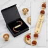 Spiritual Rakhi Bracelet With Engraving For Brother Spiritual Rakhi Bracelet With Engraving For Brother