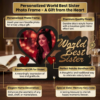 World Best Sister Personalized Photo Frame World Best Sister Personalized Photo Frame