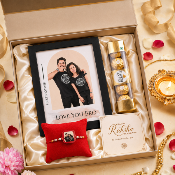 Customized Brother Gift Hamper For Raksha Bandhan Festival Customized Brother Gift Hamper For Raksha Bandhan Festival