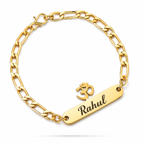 Customized Om Rakhi With Name For Brother Customized Om Rakhi With Name For Brother