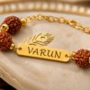 Elegant Bracelet Rakhi With Custom Name Engraving Elegant Bracelet Rakhi With Custom Name Engraving