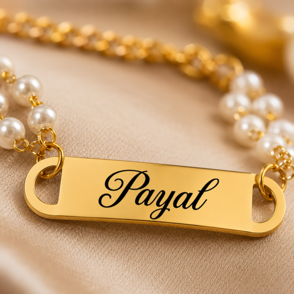 Pearl Bracelet Rakhi for Sister