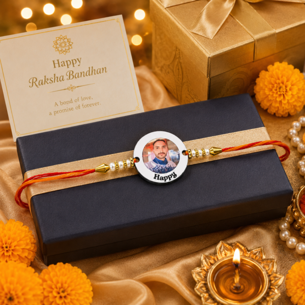 Personalized Brother Rakhi With Name And Picture Personalized Brother Rakhi With Name And Picture