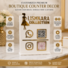 Personalized Gold Acrylic QR Code Stand For Boutique Personalized Gold Acrylic QR Code Stand For Boutique