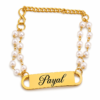 Personalized Pearl Bracelet Rakhi For Women
