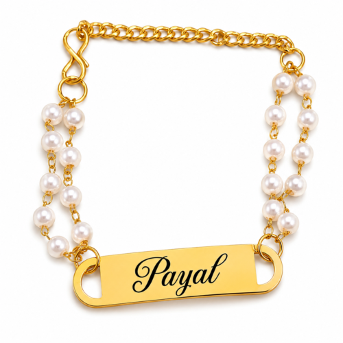 Personalized Pearl Bracelet Rakhi For Women
