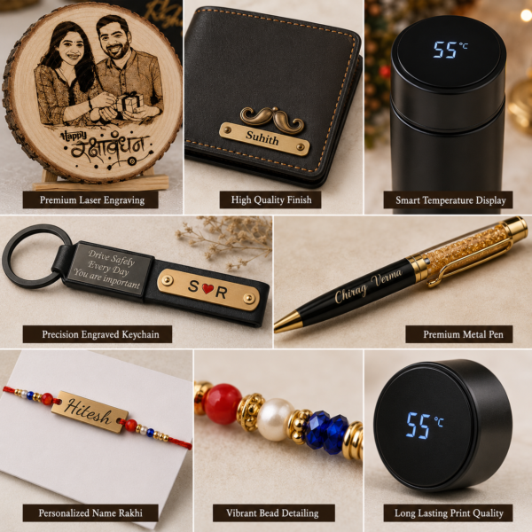 Personalized Rakhi Combo for Brother