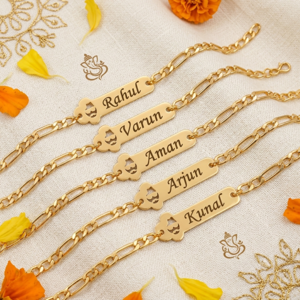 Premium Beard Rakhi With Name Engraving Premium Beard Rakhi With Name Engraving